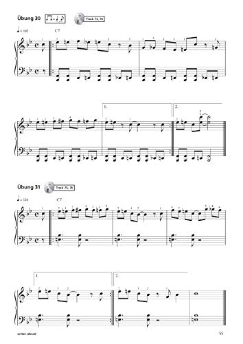 Die außergewöhnliche Schule für Blues-Piano: Der einfachste Weg zur perfekten Blues-Improvisation (inkl. Download). Lehrbuch für Klavier. Klavierschule. Klavierstücke. Klaviernoten. Musiknoten.