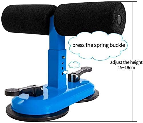 Sit-ups-Assistant-DevicePortable-Household-Fitness-Equipment-for-Abdominal-Muscle-Exercise-Machine-with-two-strong-Suction-Cup-95x85x7Inch-Blue