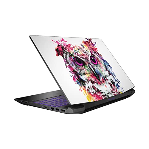 Skin HP Pavilion 15.6 contre l'usure : sticker vinyle hibou Riza Peker