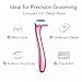 2 Packs Bikini Razors – Total 6 Pieces – Reusable Disposable Shavers for Women’s Bikini Area – Ideal for Brazilian Shave, Pubic Hair, Underarms, and Body Grooming