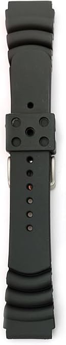 ADDIESDIVE Rubber Watch Band for Dive Watches Waterproof Replacement Watch Strap for Men Lightweight Multicolor Wristband 20mm 22mm Black Blue Orange