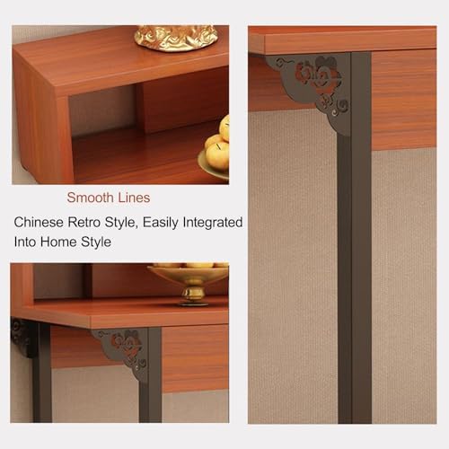 3-Tier Mtat Table - Personal Shrine Altar & Prayer Stand Riser for Home Decor, Ideal for Living Room, Bedroom, Office, Bathroom, Spiritual Display & Organization