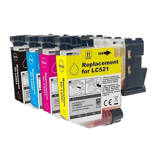 LC521 cartouche encre compatible imprimante Brother J1460DW BK