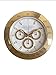 Produktbild VOObeedkcltth Stumme Wanduhr Rolex Daytona Gold Wanduhr geeignet für Wohnzimmer, Esszimmer, Arbeitszimmer, Büro, Hotel usw.