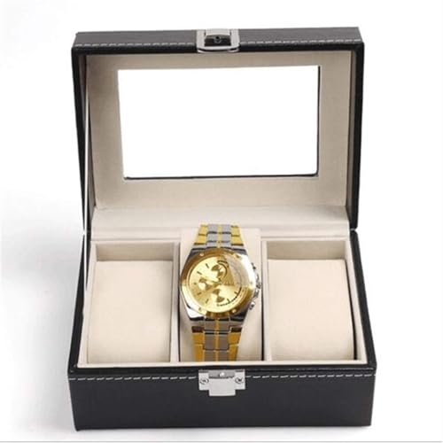 Boîtes-cadeaux noires pour rangement bijoux et affichage montres - 4