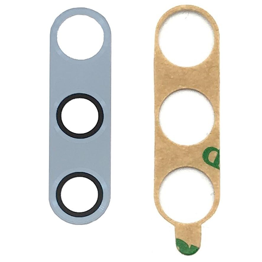 Cristal DE LA Camara para Motorola Moto One Fusion Plus+ Blanco Trasero Lente
