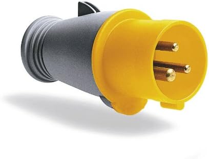 MK Commando K9032 Plug 32 Amp 2P+E 100-130 Volt (IP44) Yellow