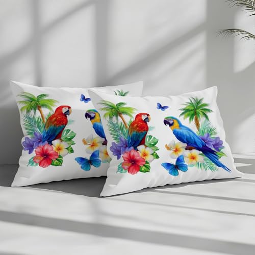 Parure de Lit Microfibre Douce Housse de Couette 240 x 260 cm Perroquet - 6