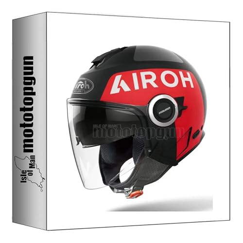 Casque jet Airoh Helyos Color HE611 moto scooter noir mat XL