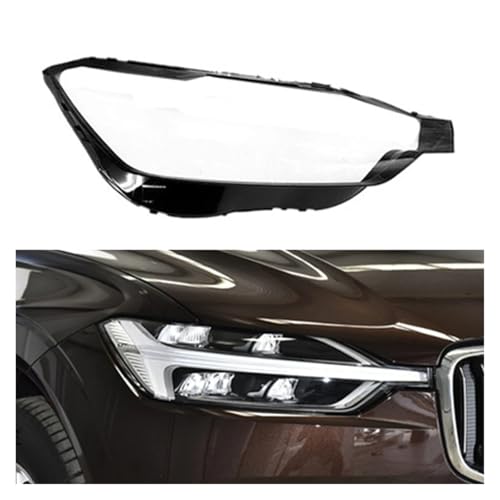 Cubierta de carcasa de faro derecho para Volvo XC60 2019 transparente que elimina la opacidad 3