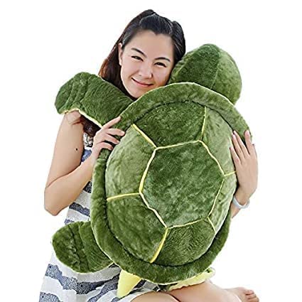 Image of Purple Beats Turtle| Tortoise | Stuffed Soft Cute Green Tortoise Big Large Size Plush Toy for Kids as Well as for Giving Gifts on Birthdays or Any Special Occasion (Turtle 70cm)