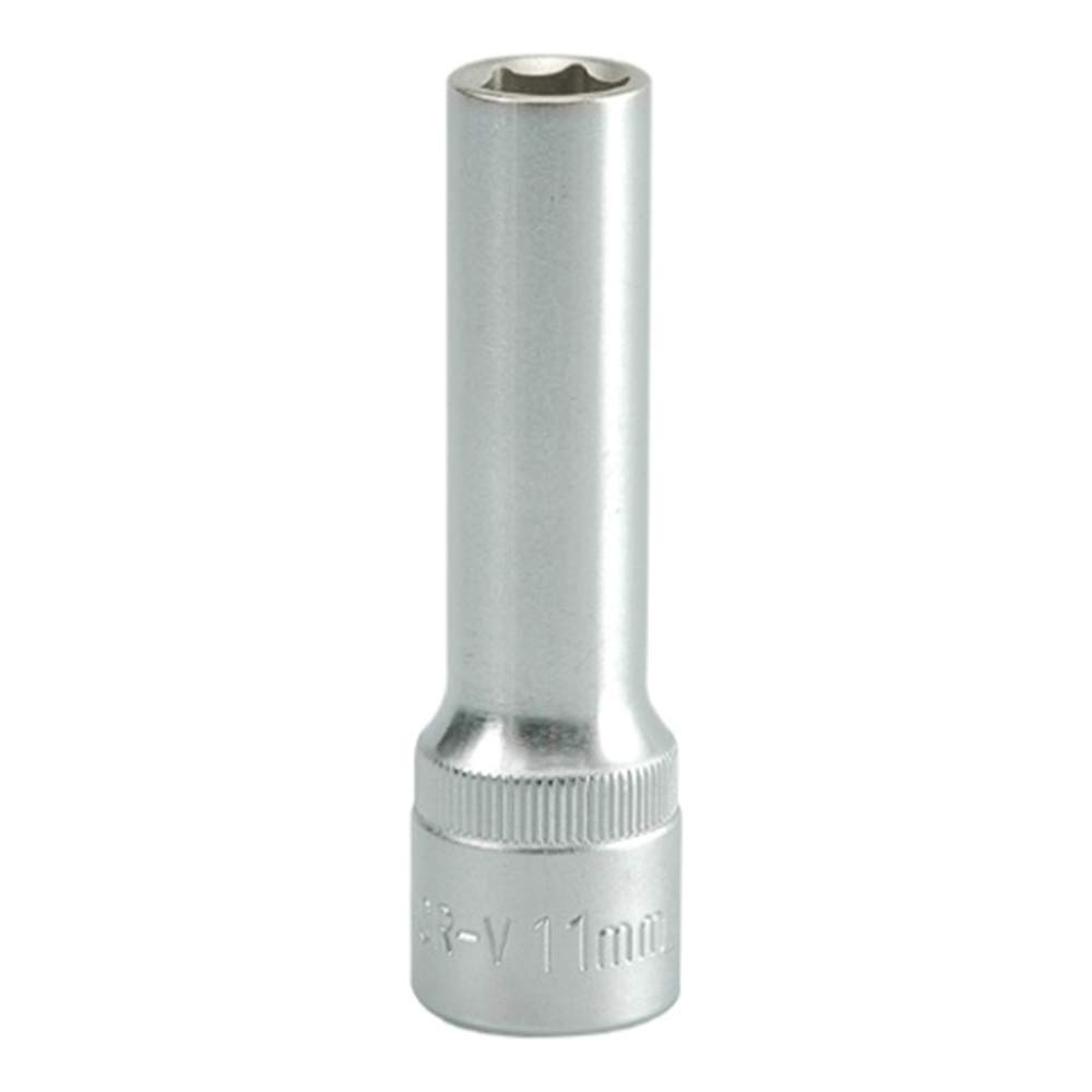 Yato CRV Deep Socket - 16mm, Chrome Finish -18