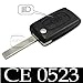 Jongo - Coque de Clé avec Lame Compatible avec Citroën C4 Picasso et C5 | CE0523 | Boitier Clef Plip Voiture Télécommande 3 Boutons