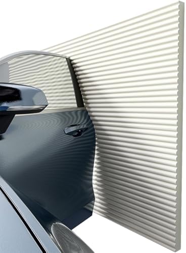 0.8in Thick Car Door Wall Protector - Wider Foam Column Guard for Parking, Anti-Scratch & Waterproof Bumper Guard, Collision Protection (Gray, H 15.7in/40cm)