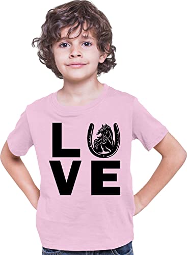 Go All Out Youth Love Horses Horse Lover Equestrian T-Shirt2