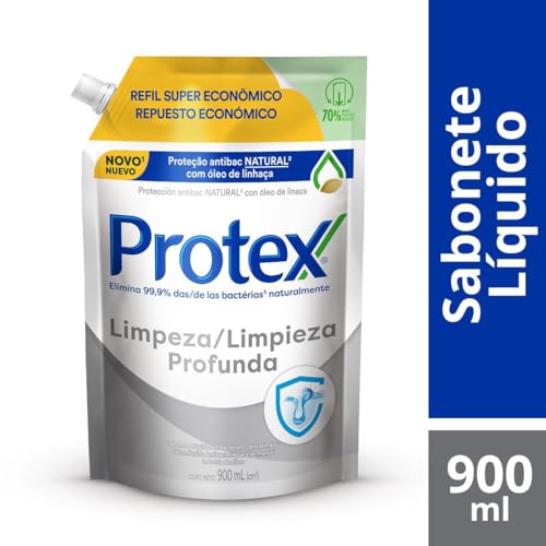 Sabonete Líquido Antibacteriano Protex Limpeza Profunda Refil 900ml