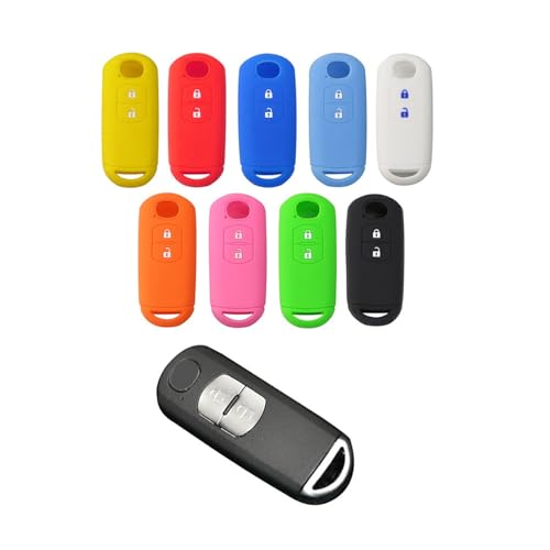 Étui clés télécommande en silicone à 2 boutons Mazda pour réparer une clé usée CX5 - 2