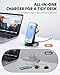 Wireless Charger for Samsung: 3 in 1 Charging Station for Samsung S26/S25/S24/S23/S22/S21, Note 20/10, Z Fold 6/5, Galaxy Buds 4/3/2 Pro, Galaxy Watch Ultra/8/7/6/5-Android & iPhone 15W Charging Dock