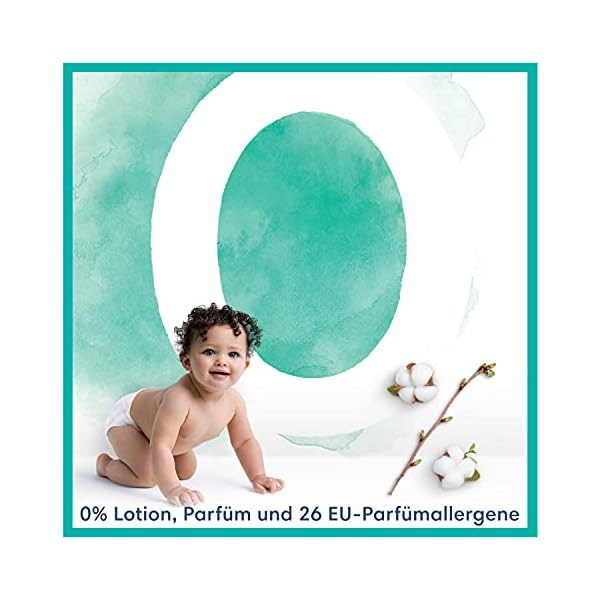 Pampers Baby Windeln Größe 1 (2-5 kg) Pure Protection, 102 Stück, HALBMONATSBOX, Mit Premium-Baumwolle Und… – Bild 5