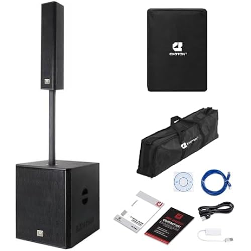 EXOTON S-1803 18" PA Line Array Column DJ System