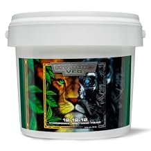 GreenGro Hybrid Veg, Water-Soluble Fertilizer for Plants, Highly Concentrated Liquid Plant Food for Indoor & Outdoor Gardens 12-12-12 2lb