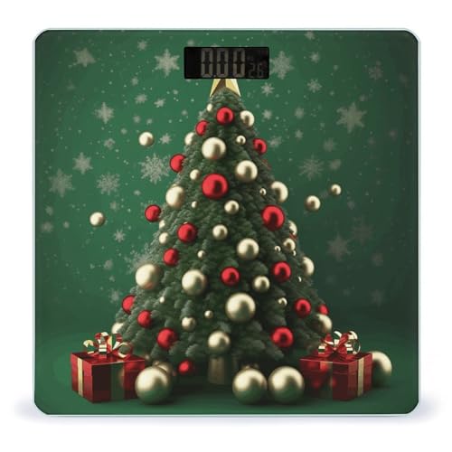 Báscula digital de baño diseño árbol de Navidad
