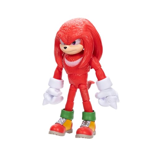 Sonic 3 The Movie - Knuckles Action Figure 5" - Articulated Figure - Jakks Pacific