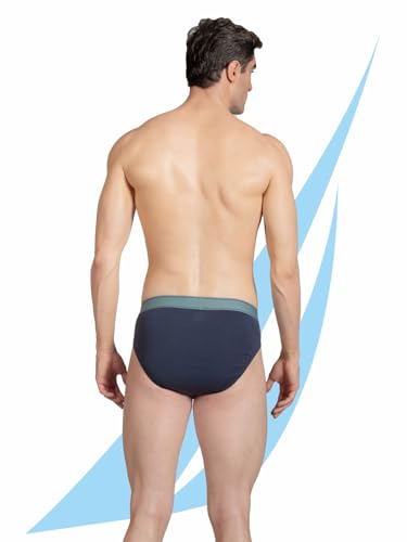 Image of Nautica Men's Cotton Blend Classic Solid Briefs