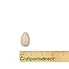 1-5/16 inch Wooden Robin Eggs | Easter Egg Hunt & Decorations | Ready to Craft Unfinished Wood Eggs -by CraftpartsDirect.com | Bag of 25 #1