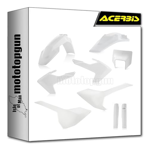 Kit cache carenage blanc Acerbis pour moto Husqvarna FE 501 2019