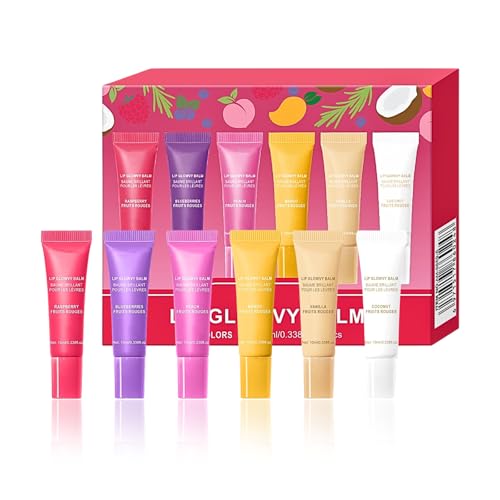 Image of Tinted Lip Balm Gift Set, Plumping Lip Gloss Sets for Teenage Girl Gifts