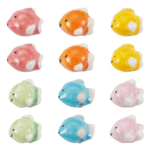 Perles colorées poisson rouge pour fabriquer vos bracelets d'été