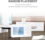 Smart Thermostat Wireless Programmable Thermostat with RF Receiver Tabletop Wall-Mounted Style APP Control Voice Control Compatible with Alexa Assistant Gas Boiler Heating Temperature