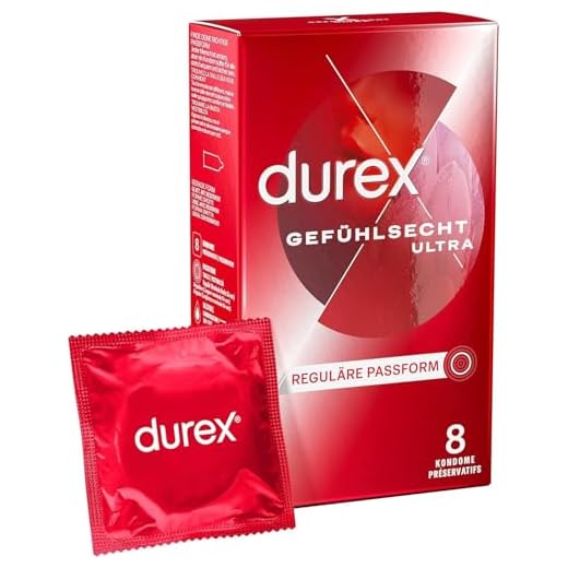 Durex transparent Liebe Sex Feel Ultra Dünn Latex Kondom – 10 Stück
