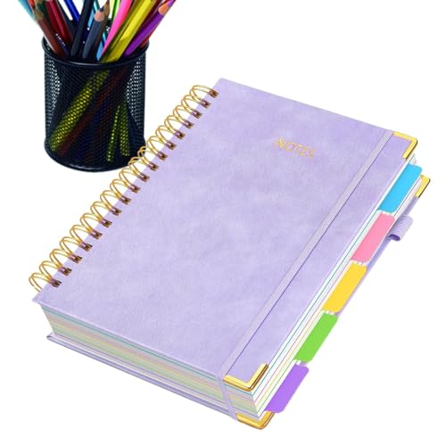 Note Journal B5 avec onglets détachables et planificateur de routine de 300 feuilles
