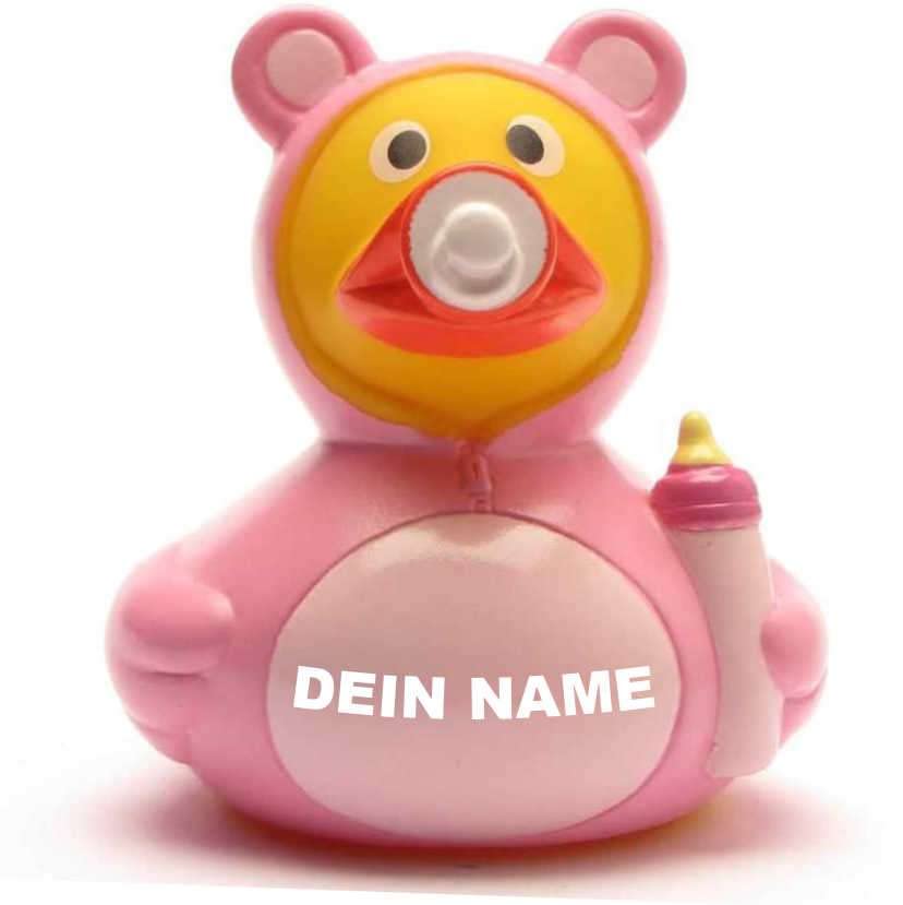 Bath Duck - Personalised (Baby Girl Duck)