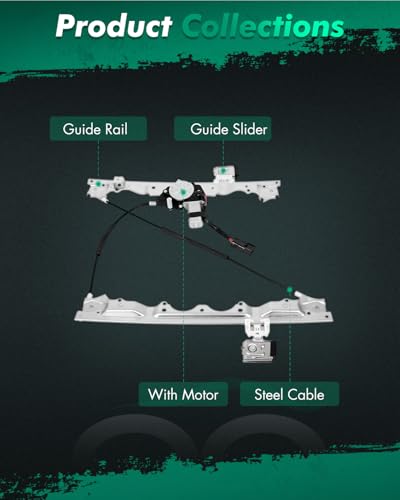 Image of SCITOO Power Window Regulator w /Motor for Jeep Commander 2009-2010