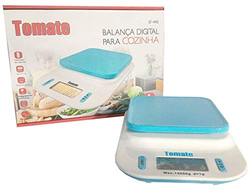 Balança De Cozinha Precisão 1g Até 15 Kg Sf 440 Tomate