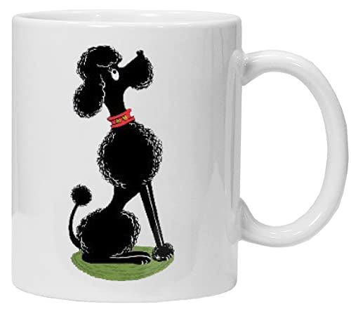 Tasse mit Poodle - Lustig Kaffee-Tasse Geschenk-Idee für Ihn Vatertagsgeschenk Vatertag Herrentag Fototasse