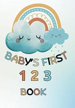 Paperback Babys First Number Book: Baby Shower 123 Coloring Pages Guest Book Activity For Party Book