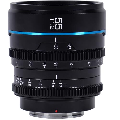 SIRUI Night Walker 55mm Camera Lens, Manual Focus Cine Lens (L Mount, Black)