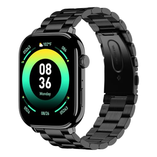 Noise Pulse 4 Max Smart Watch with AI Create (India’s 1st Ever with Unlimited Watch Faces), AI Search, 1.96″ AMOLED Display, Functional Crown, Premium Metallic Finish, Health Suite (Elite Black) Noise Pulse 4 Max Smart Watch with AI Create (India’s 1st Ever with Unlimited Watch Faces), AI Search, 1.96″ AMOLED Display, Functional Crown, Premium Metallic Finish, Health Suite (Elite Black)