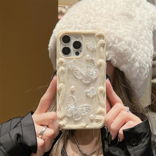 Coque papillon cristal iPhone 13 Pro pour sublimer vos looks au quotidien