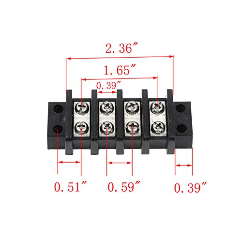 Bornier marin 600V 30A à double rangée pour connexion électrique sûre