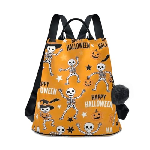 Mochila antirrobo de mujer ideal para festivales y paseos con esqueletos danzantes