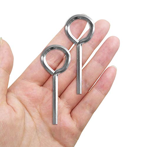 Sonku 12 Pack 1/8”Standard Hex Dogging Key with Full Loop, Wrench Door