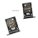 A53 SIM Card Tray Replacement Micro SD Card Holder Parts for Samsung Galaxy A53 5G A536 6.5 Inch (Black)