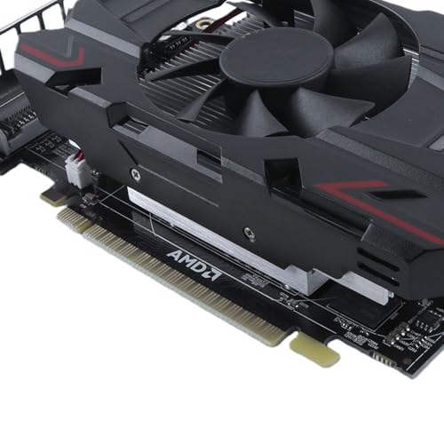 Schede Grafiche Desktop HD6770, Scheda Video per Giochi per PC DDR5 da 4 GB a 128 Bit con Scheda Grafica GPU DVI I, VGA, HD, a Basso Profilo, Scheda Grafica per Videogiochi PCI