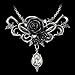 Bacchanal Rose Pewter Necklace by Alchemy