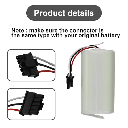 Image of MULS ABL-G Battery for iRobot Roomba Combo Essential, Combo&Mop Y0110 Y0140 | Y011020 Y011040 Y014020 Y011240 Vac Q011 Q011020 Q0120 Q012020 RVG-Y1 RCC-Y1 Robot Vacuum Mop Combo Cleaner 14.4V 2800mAh
